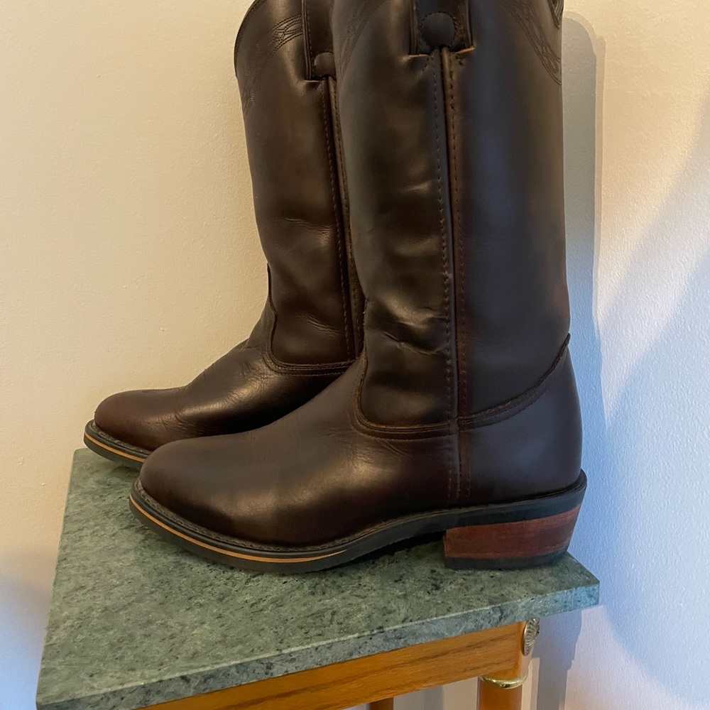 Vintage Dingo Dark Brown Western Boots 8.5